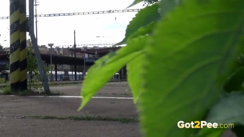 Tren İstasyonunda İşemek