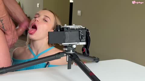 Kamera Arkası! Polly Yangs'a Derin Boğaz!